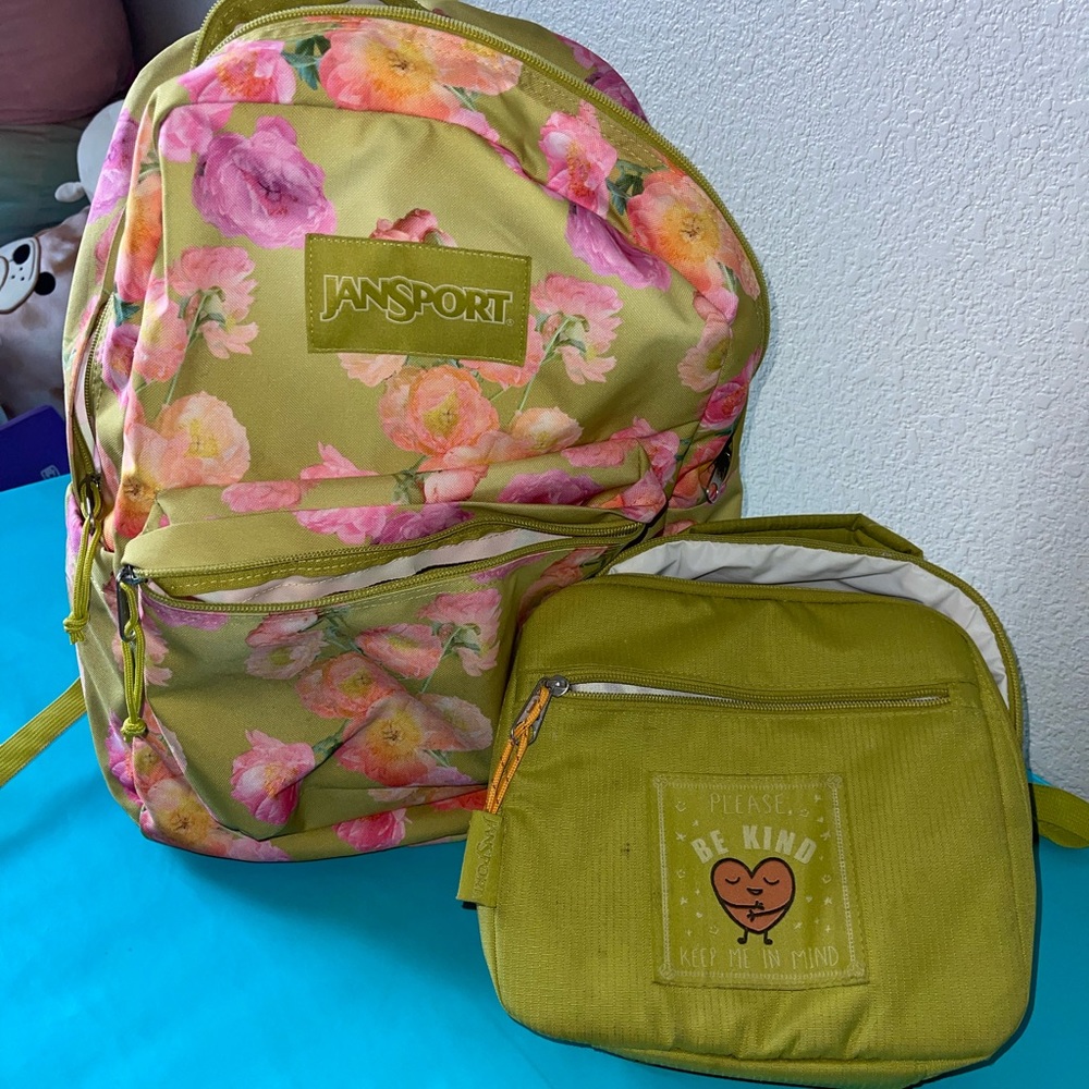 Jansport Backpack & Lunchbag bundle
